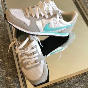 Nike grey and white sneakers